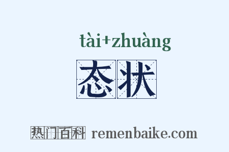 态状是什么意思的图片